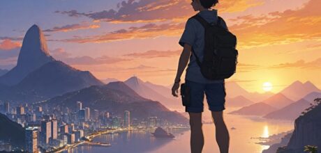 A vista espetacular do Morro Dois Irmãos no Rio