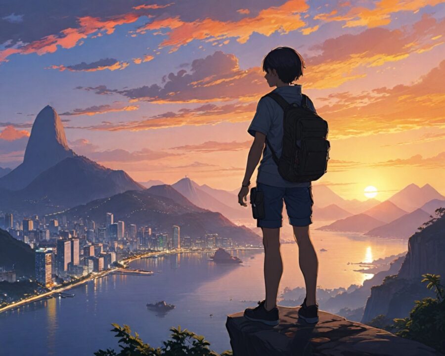 A vista espetacular do Morro Dois Irmãos no Rio