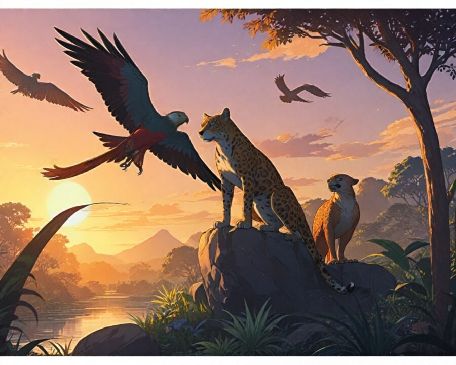 O Pantanal e sua rica fauna selvagem