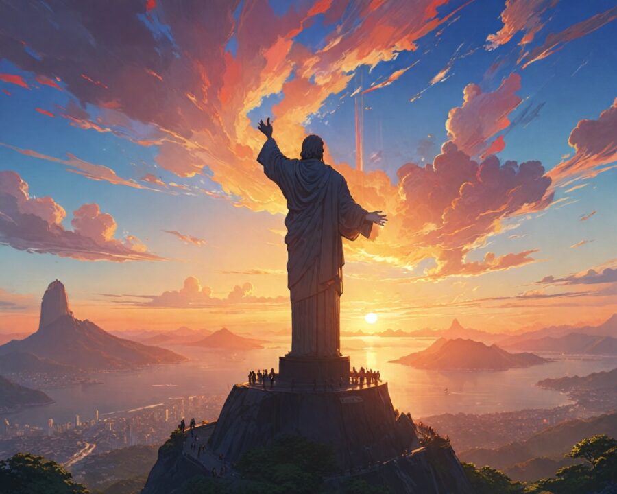 A grandiosidade do Cristo Redentor no Rio de Janeiro